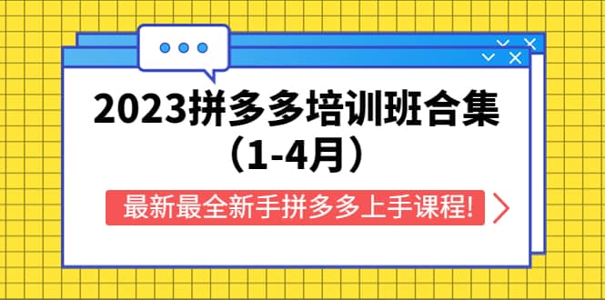 2023拼多多培训班合集（1-4月），最新最全新手拼多多上手课程!-PONCC-Ai时代