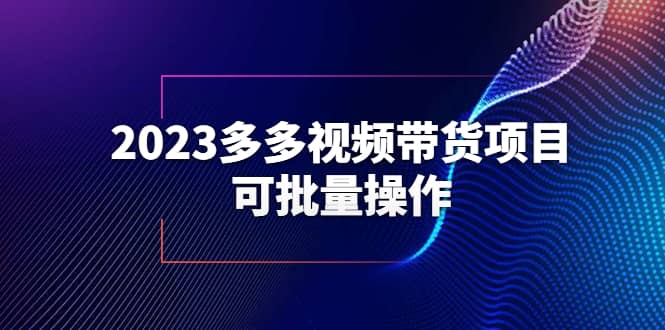 2023多多视频带货项目，可批量操作【保姆级教学】-PONCC-Ai时代