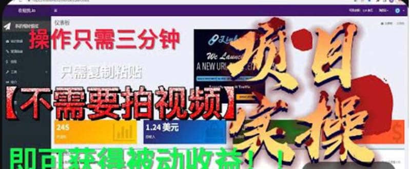 最新国外掘金项目 不需要拍视频 即可获得被动收益 只需操作3分钟实现躺赚-PONCC-Ai时代