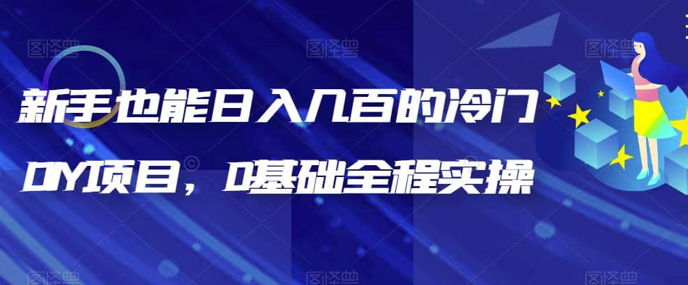 新手也能日入几百的冷门DIY项目，0基础全程实操【揭秘】-PONCC-Ai时代
