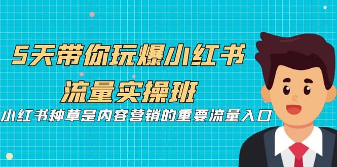 5天带你玩爆小红书流量实操班，小红书种草是内容营销的重要流量入口-PONCC-Ai时代