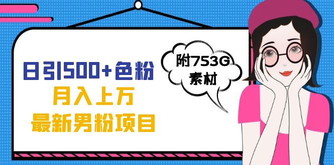 日引500+色粉轻松月入上万九月份最新男粉项目（附753G素材）-PONCC-Ai时代