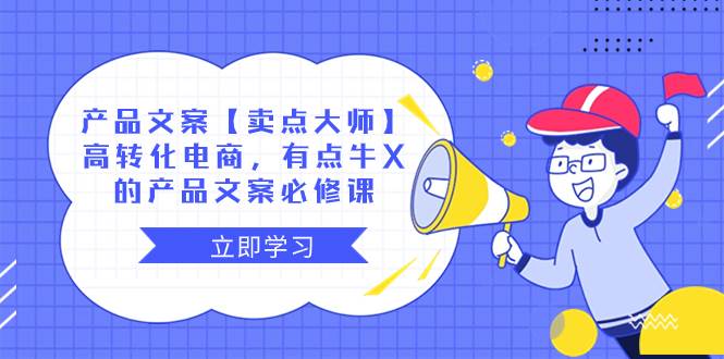产品文案【卖点大师】高转化电商，有点牛X的 产品文案必修课-PONCC-Ai时代