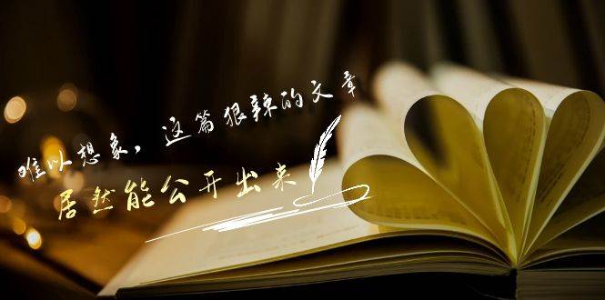 某付费文章《难以 想象，这篇狠辣的文章，居然能公开出来》-PONCC-Ai时代