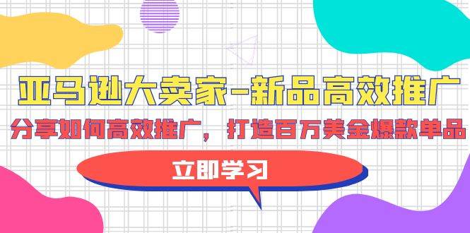 亚马逊 大卖家-新品高效推广，分享如何高效推广，打造百万美金爆款单品-PONCC-Ai时代