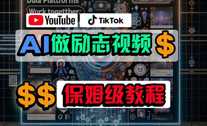 利用AI制作励志视频，在YouTube和TikTok赚钱，小白可做（附工具）-PONCC-Ai时代