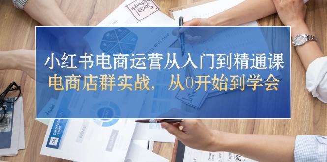 小红书电商运营从入门到精通课，电商店群实战，从0开始到学会-PONCC-Ai时代