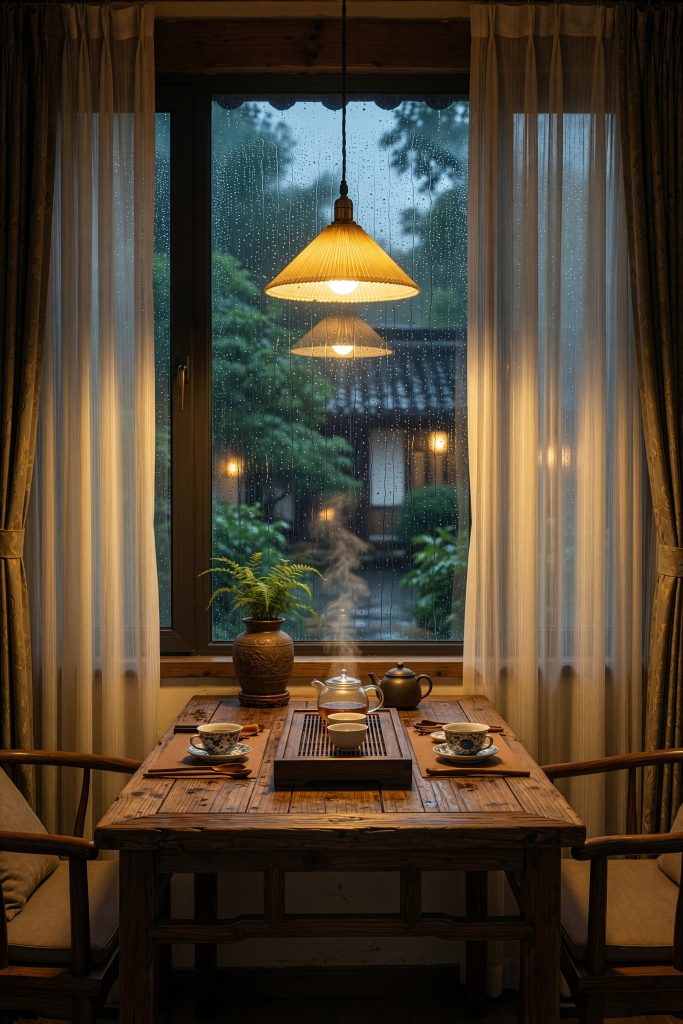 图片[11]-乡村茶室文旅背景图｜田园茶室主题，国风高清无水印