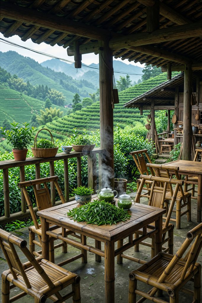 图片[14]-乡村茶室文旅背景图｜田园茶室主题，国风高清无水印