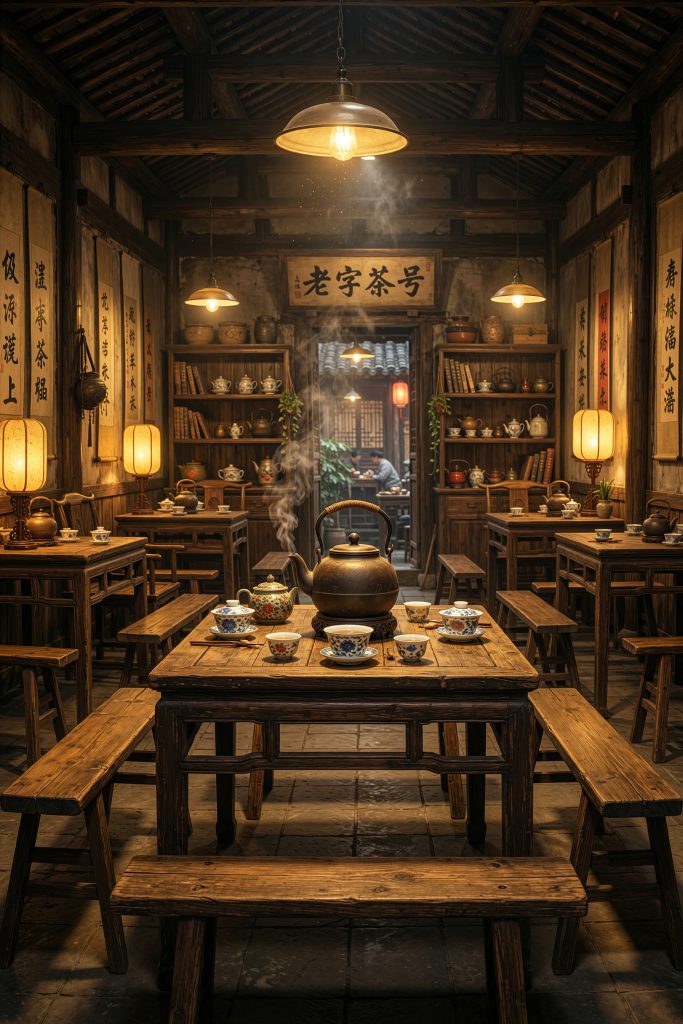 图片[18]-乡村茶室文旅背景图｜田园茶室主题，国风高清无水印