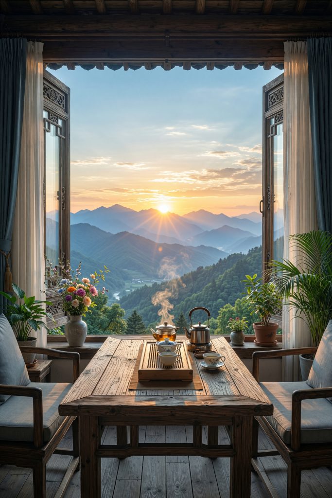 图片[20]-乡村茶室文旅背景图｜田园茶室主题，国风高清无水印