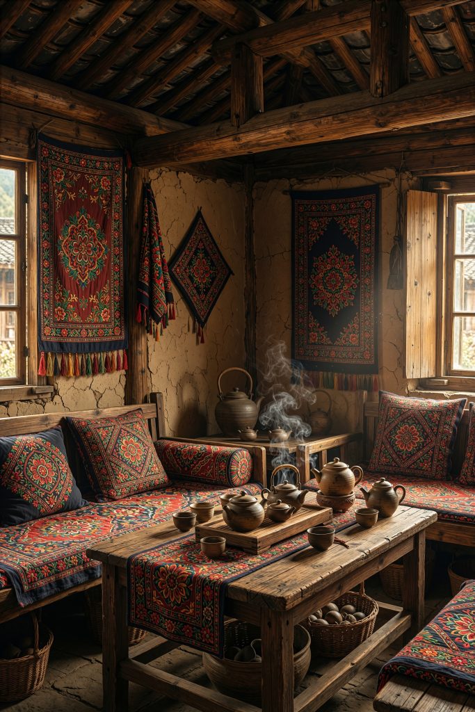 图片[23]-乡村茶室文旅背景图｜田园茶室主题，国风高清无水印