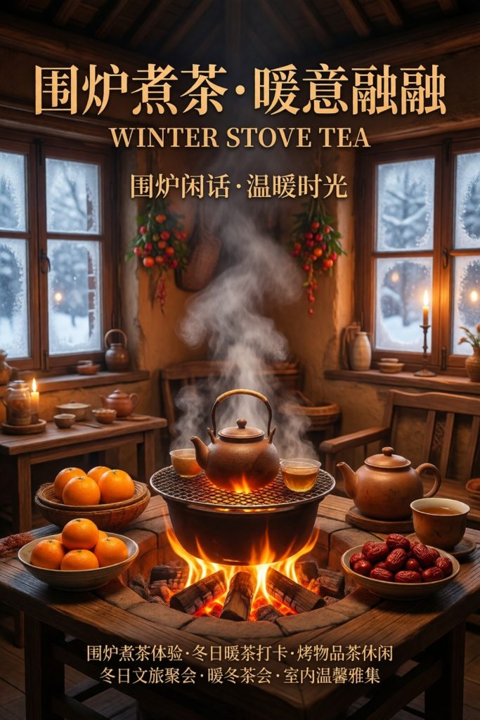 新中式茶室意境海报｜第 1 期｜东方禅意文旅美学-